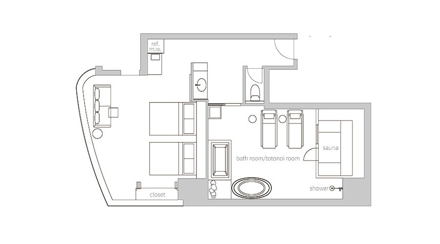 リトリート 間取り図